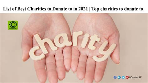 2021 List of charities .